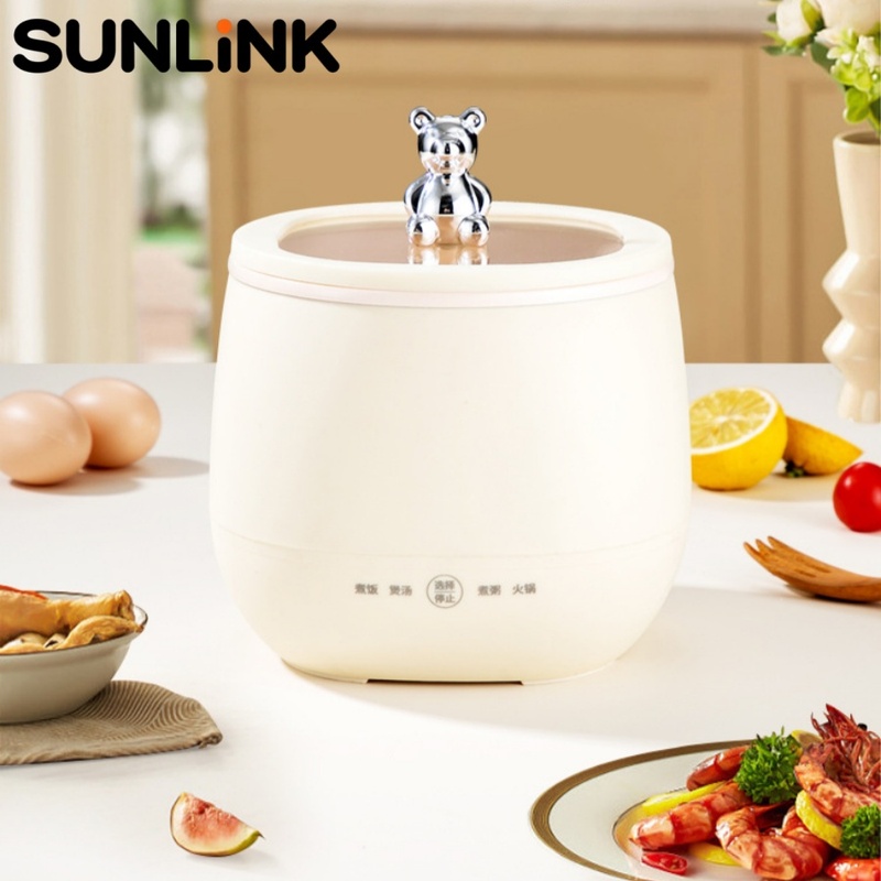 Hot Pot Portable Dual - Mini Fornello Elettrico da 1,8L, Pentola