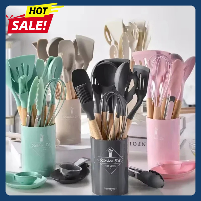 Set di 12 Utensili in Silicone - Home Cooking Utensil Set recensione e prezzo