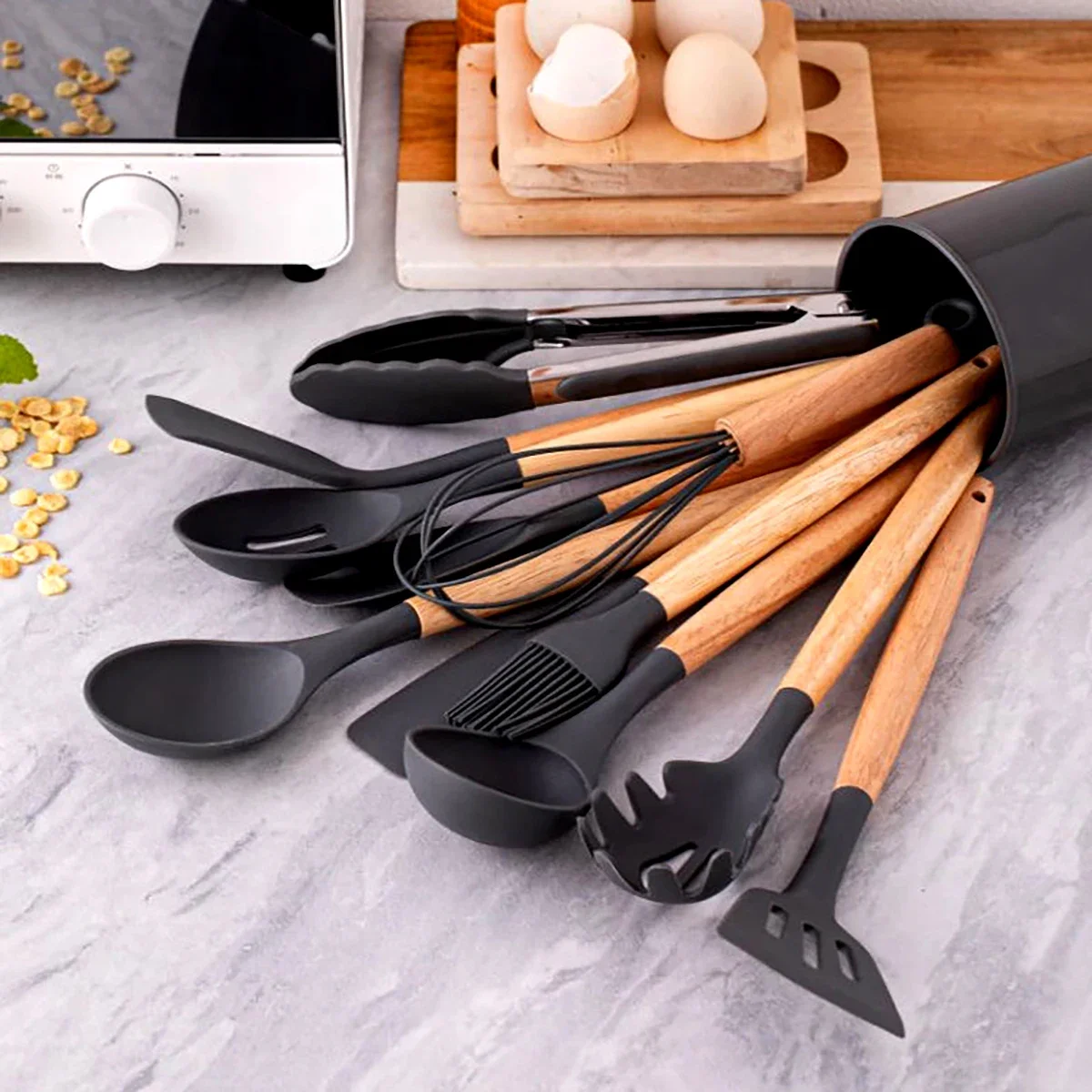 Set di 12 Utensili in Silicone - Home Cooking Utensil Set recensione e prezzo