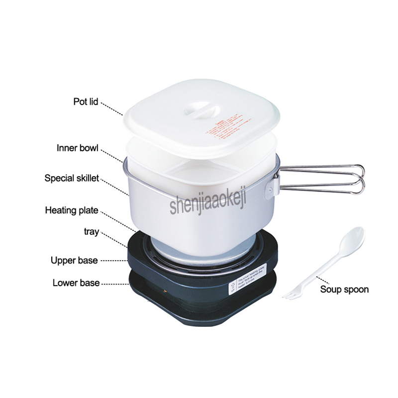 350w Mini fornello portatile a - Hot Pot Portable Dual recensione e prezzo