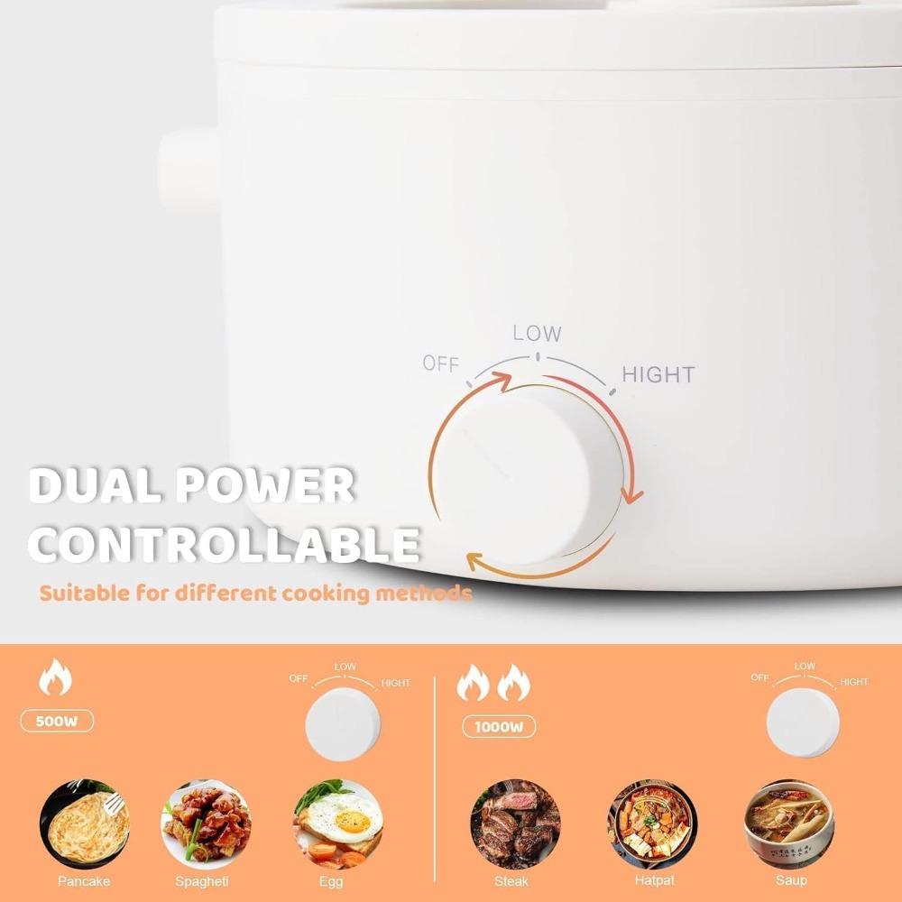 Pentola elettrica, pentola por - Hot Pot Portable Dual recensione e prezzo